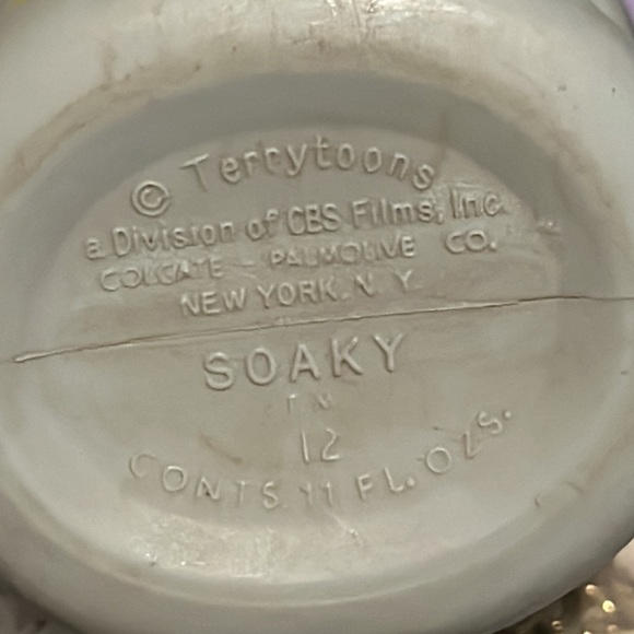 Deputy Dawg Bubble Bath Plastic Bottle Terrytoons Soaky True Vintage Houseware - Picture 6 of 6